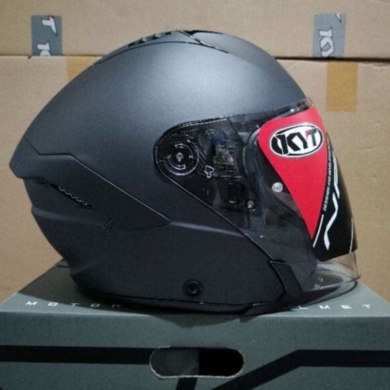 HELM KYT NFJ FLAIN MATT ANTHRACITE KYT NFJ ORIGINAL TERMURAH