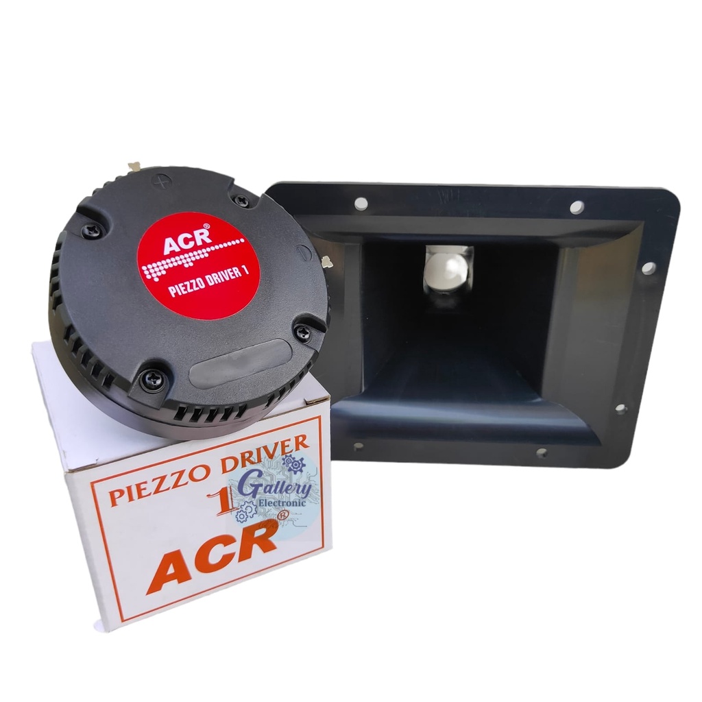 Paket Driver Tweeter PIEZZO ACR + Corong Twiter 15x19 cm / Horn plastik tebal