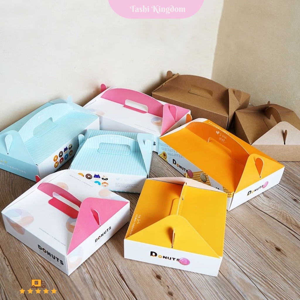 

Box donat isi 4 / Kotak cake donat Box donat gg kotak roti snack