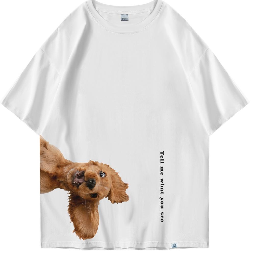 NEW STOCK OOTDSUPPLY Oversized Tshirt Golden Retriever l Kaos Oversized Pria & Wanita