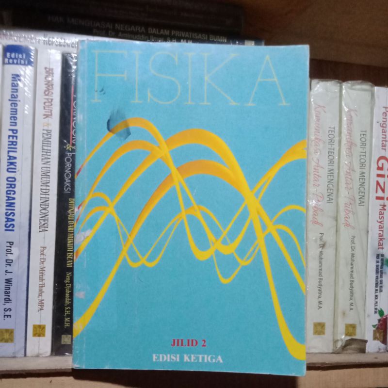 Fisika jilid 2 Edisi Ketiga Physics 3rd Edition David Halliday Erlangga Kode K-TK 001 Asli Original 