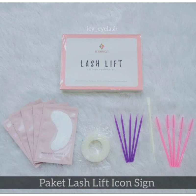 Paket Lash Lift Murah Paket Komplit Untuk Pemula Icon    Sign Meisheng Keriting Bulu Mata TERMURAH Halal
