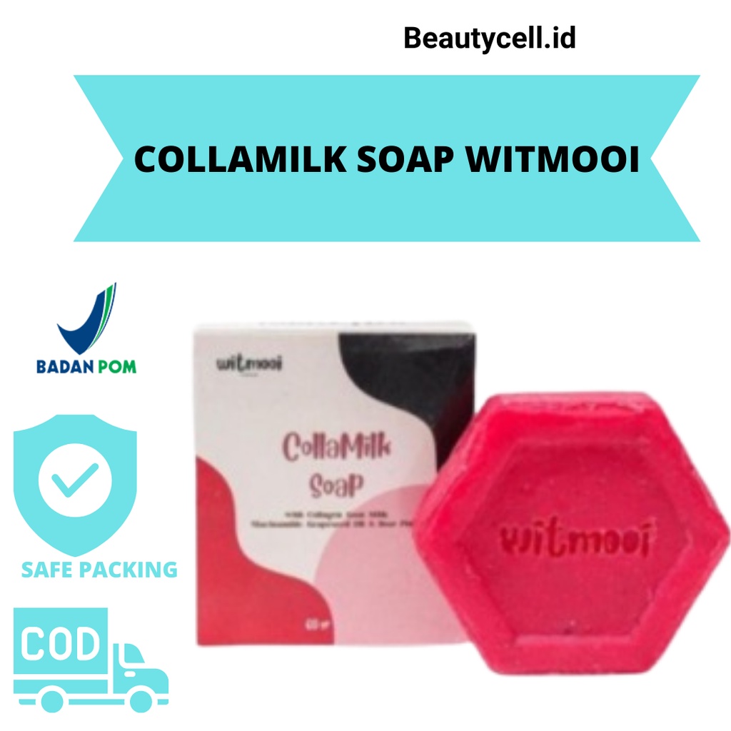 (Ready Stok) Colla Milk Soap by Witmooi | Sabun Pemutih Badan Perontok Daki | Whitening Body Soap