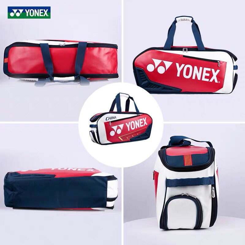 Tas Badminton Yonex Expert Tournament BA 02331 WEX / BAG 02331 EX WHITE NAVY RED