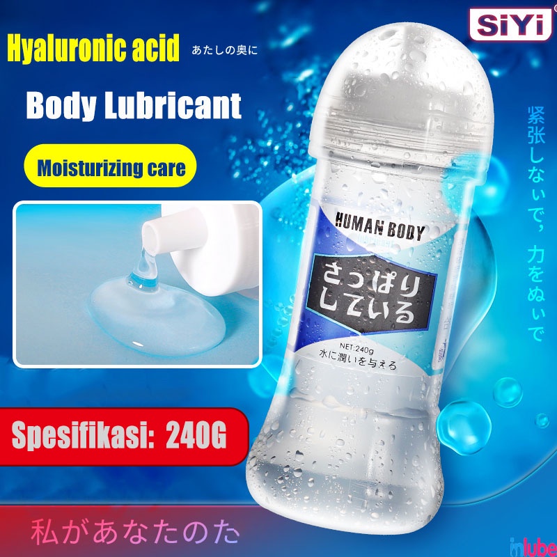 SIYI Pelumas 240g Lubrication Sex Water Based Hyaluronic Acid Lubricant Human Body Gel Odorless - Pelumas Seks Pria &amp; Wanita