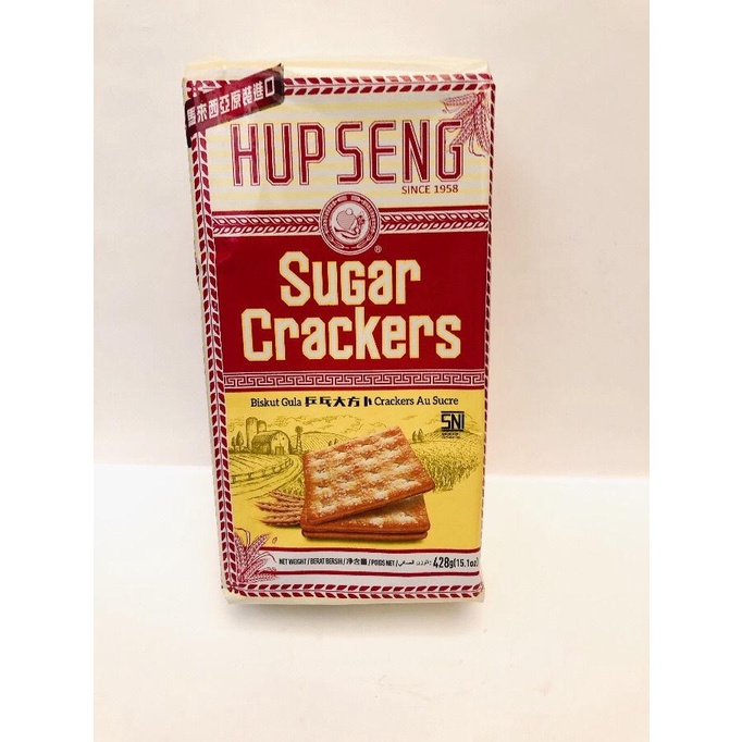 

Hup Seng Cream Crackers 428g Gula / Bungkus Merah