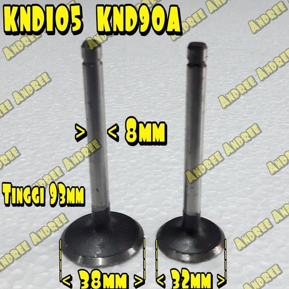 KND105 KND90A Valve Ex Klep Api mesin Kubota KND-105 KND-90A KND 105 90A