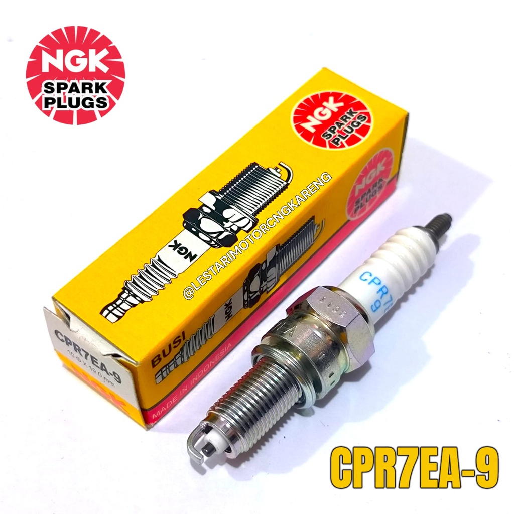 BUSI MOTOR STANDAR NGK CPR7EA-9 SHOOTER NEX ADDRESS NEX FI 100% ORI