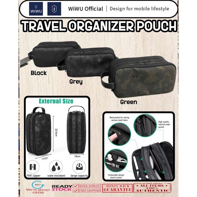 WIWU TRAVEL ORGANIZER Pouch Storage Bag Water resistant