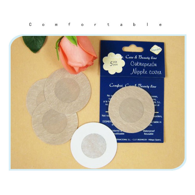 ❤ IJN ❤ Nipple Cover Sticker Satin Pad Breast Boob Tape Penutup Puting Payudara Pentil BH Bra Seamles Stiker