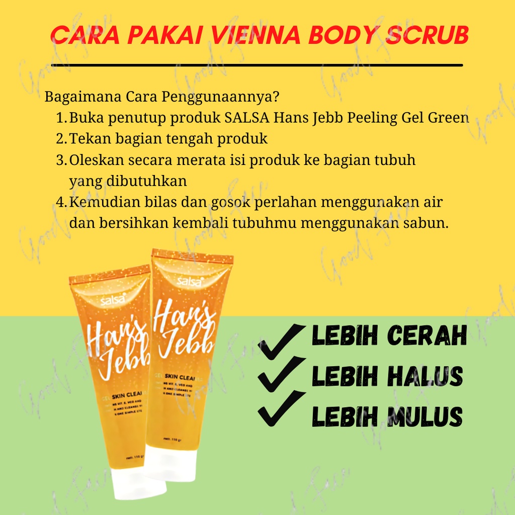 PERONTOK DAKI SALSA HANSJEBB GEL SKIN CLEANER 110GR ORIGINAL