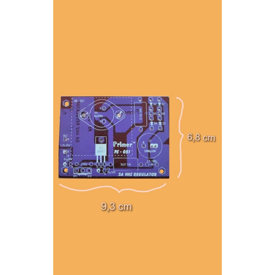 PCB 5A VHS Regulator (PS 051)