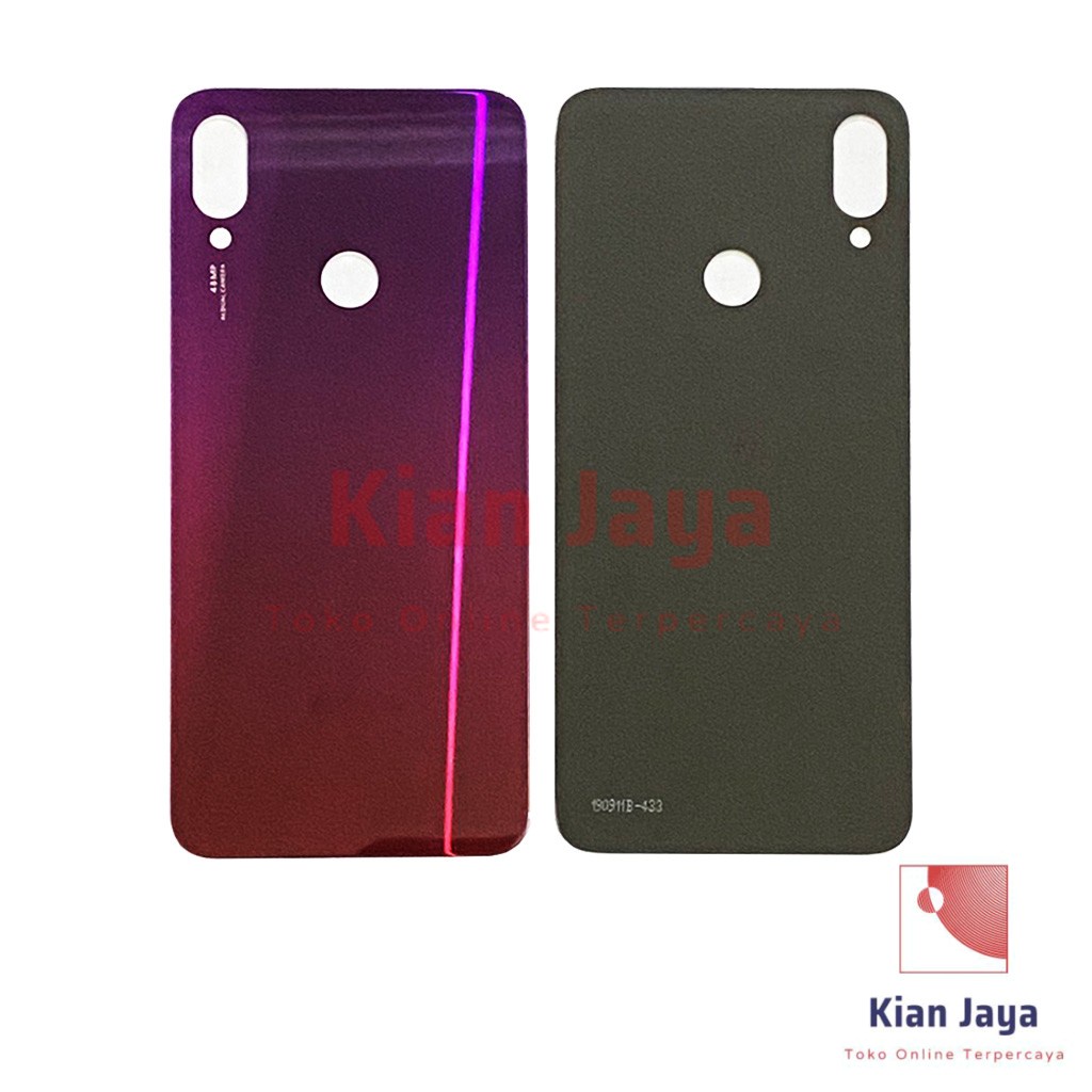 Backdoor Xiaomi Redmi Note 7 Back Cover Tutup Belakang Baterai Cassing Casing Backcase Original