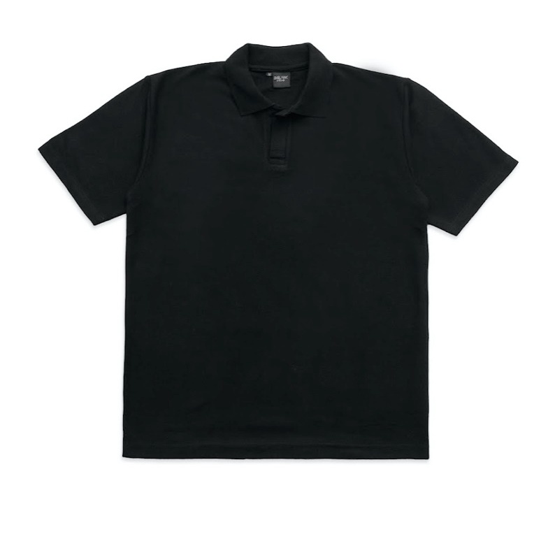 Nara Oversize Polo in Black - Kaos Polo Oversize Pria Hitam - ByBlank