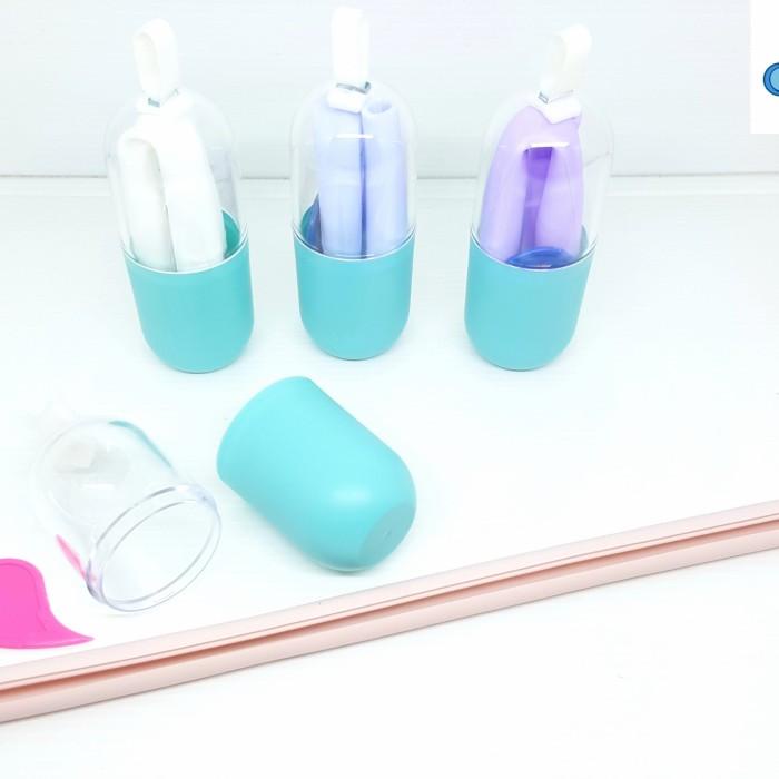 Openable Reusable Silicone Straw Sedotan Silikon Dibuka