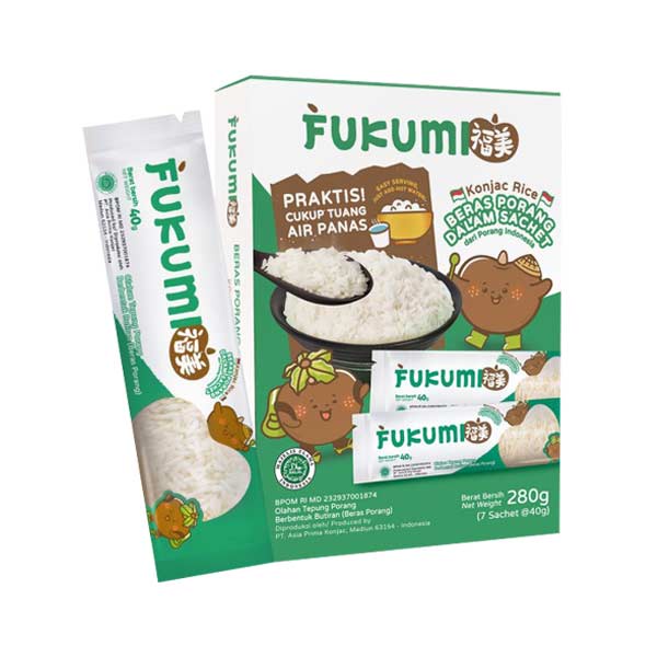 

FUKUMI KONJAC RICE 7 PCS X 40 GR