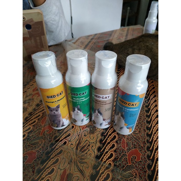 Shampoo & Conditioner Cat - Shampo Kucing Gied Cat