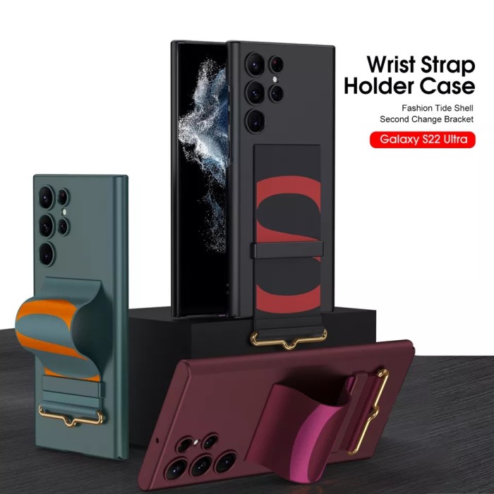Terlaris Case Samsung Galaxy S22 Ultra S22+ Plus S22 5G Gkk Strap Cover Casing