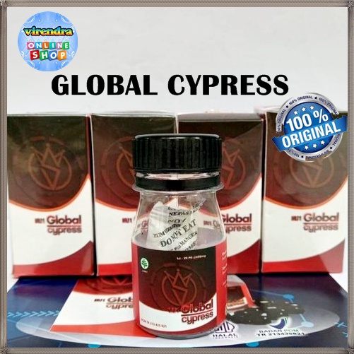 Nu 1 Global Cypress Slaber Trust Pil Hitam untik Sendi dan Syaraf