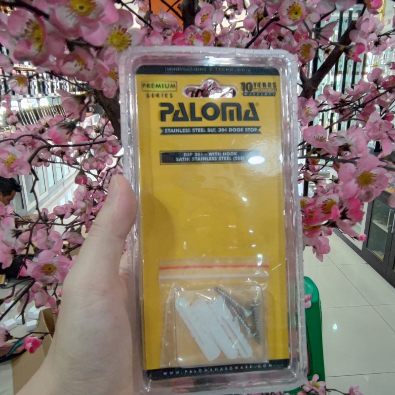 PENAHAN PINTU DOOR STOPPER PALOMA KARET DSP 201 HOOK