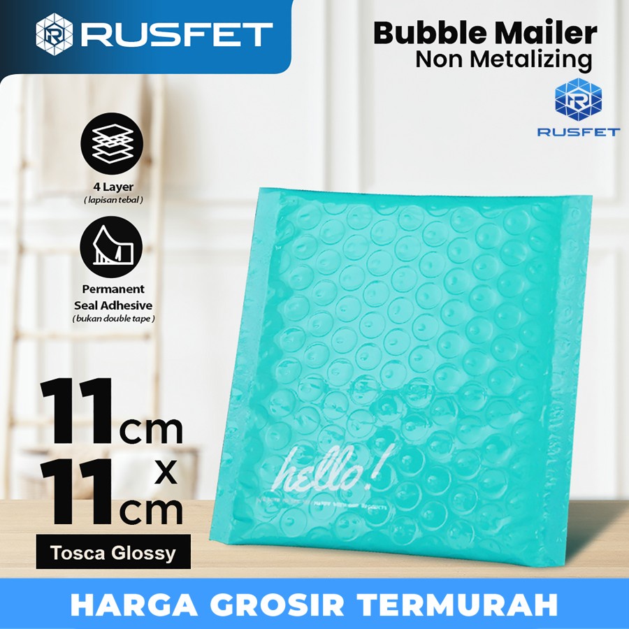 

Amplop bubble murah bubble mailer polybubble packing tosca 11x11 cm