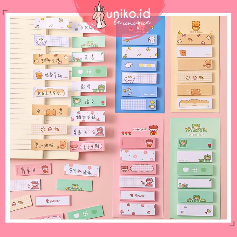 

UNIKO.ID STIKY MEMO STICKY NOTES BENTUK PENSIL MEMO POST PENCIL CATATAN TEMPEL LUCU