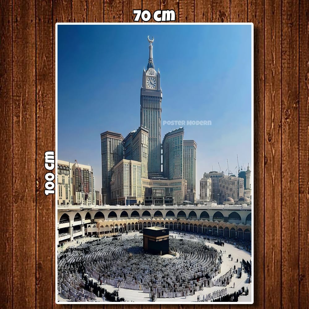 HIASAN DINDING KABAH MEKAH CODE18 VERTIKAL XTRA JUMBO 50X100CM 70X100CM 100X150CM 100X200CM / KABAH 