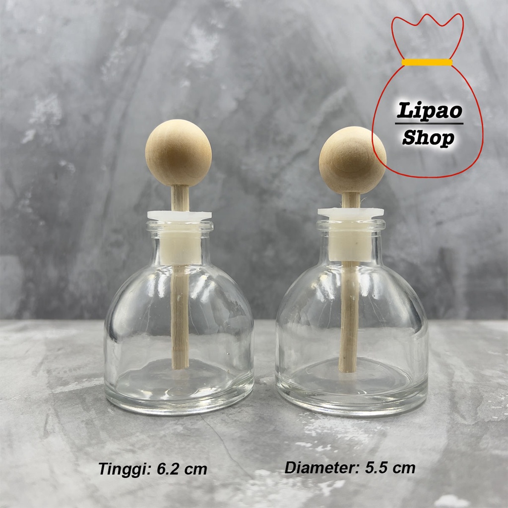 Botol Car Reed Diffuser Clear 50Ml - Parfum &amp; Pengharum Mobil Isi Ulang Refillable