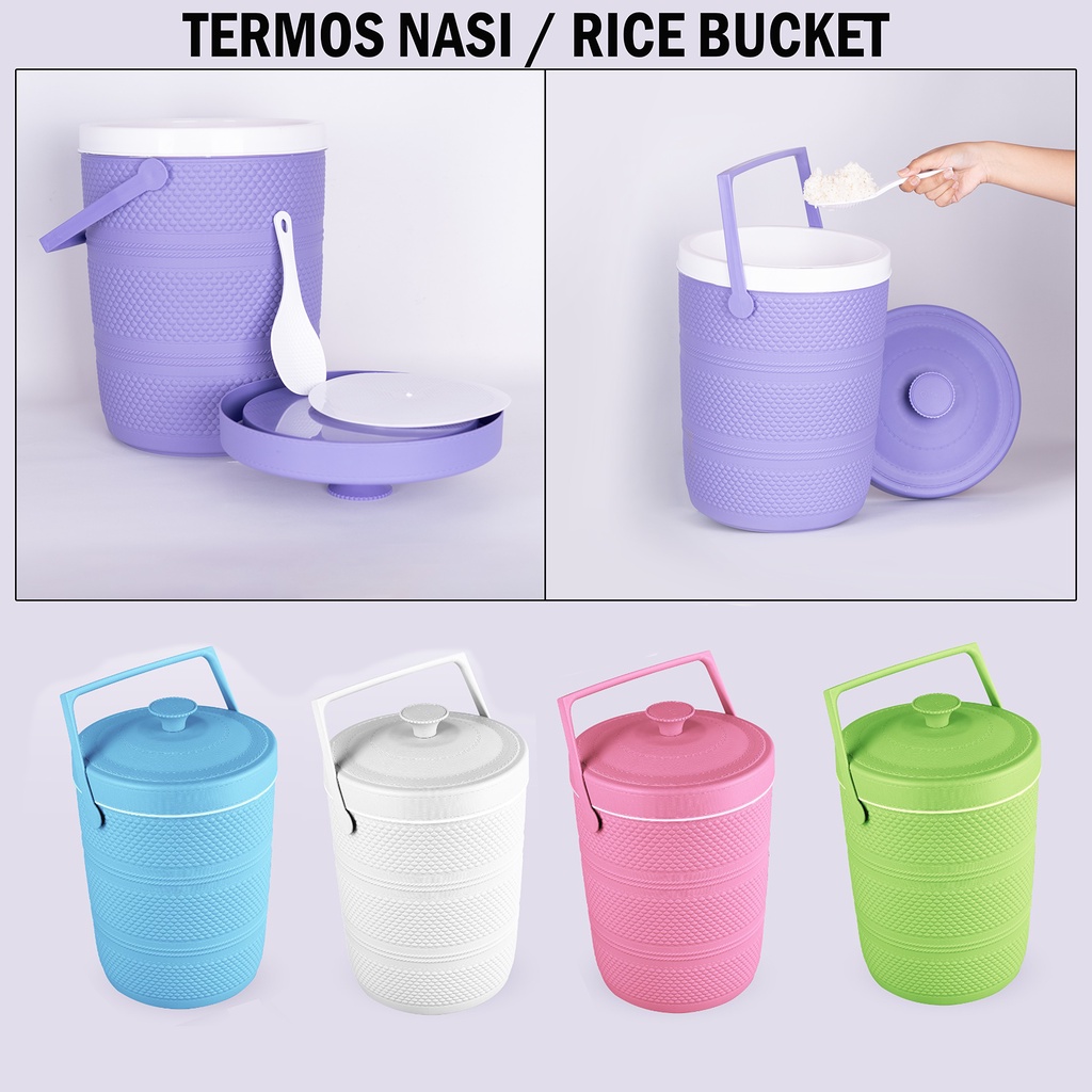 Termos Nasi Rice Bucket no.17 / Termos Es / Rice Bucket / Ice Bucket Kapasitas Besar