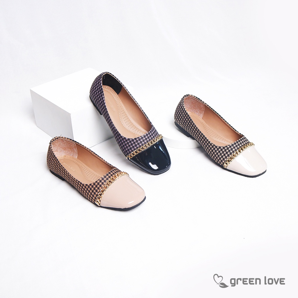 Green Love Sepatu Flat Wanita OCEAN