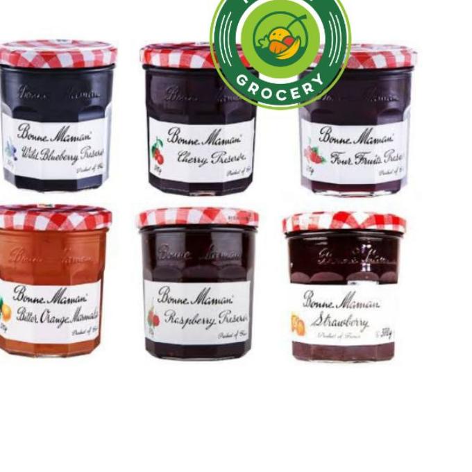 

♗ Bonne Maman All Varian 370gr Selai Orange Marmalade Raspberry Blueberry Strawberry bone mama ♘