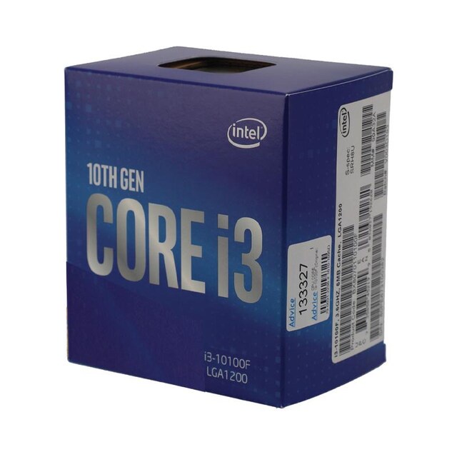 Intel Core i3 10100F 4core 6Mb Cache 3,6GHz Up to 4,3GHz Proccesor Comet Lake (Box)