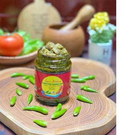 

❁ Cumi asin sambal ijo berat 400gram berat isi 200gram ➮