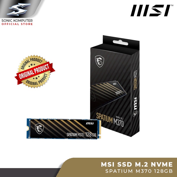 MSI SSD SPATIUM M370 M.2 Pcie Gen3 Nvme 2280 128GB