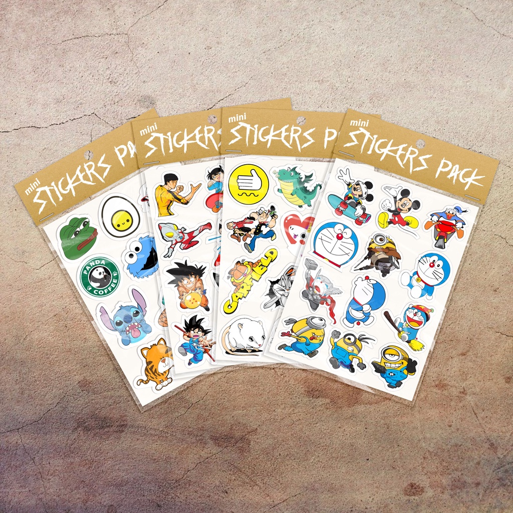 

Mini Sticker Pack Volume 7 | Stiker Set Vinyl Waterproof | Stiker Dekorasi Case Handphone - Laptop - Helm