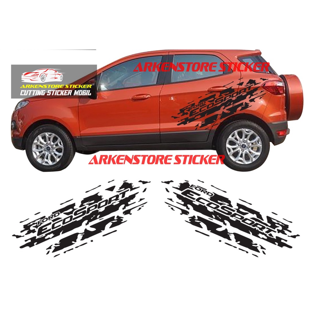new sticker stiker mobil ecosport striping sticker mobil ford ecosport
