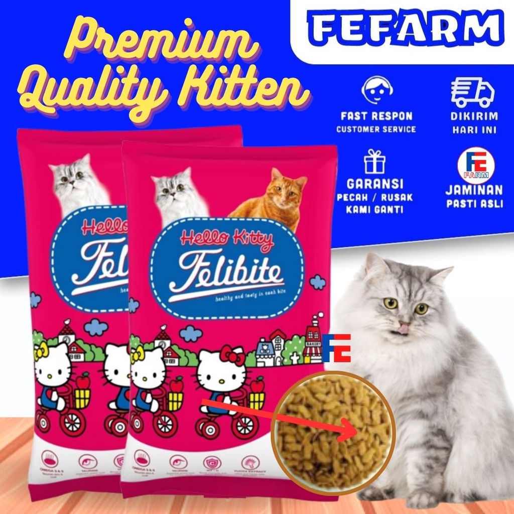 Makanan Kucing FELIBITE Kitten FEFARM