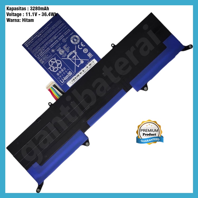 ORIGINAL Baterai ACER Aspire S3 S3-391 S3-951 AP11D3F 3 CELL - S3 ORI