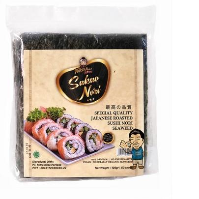 

♠ Tokinori Sakao Sushi Nori Reguler- Roasted Seaweed- Rumput Laut 50 pc ✱