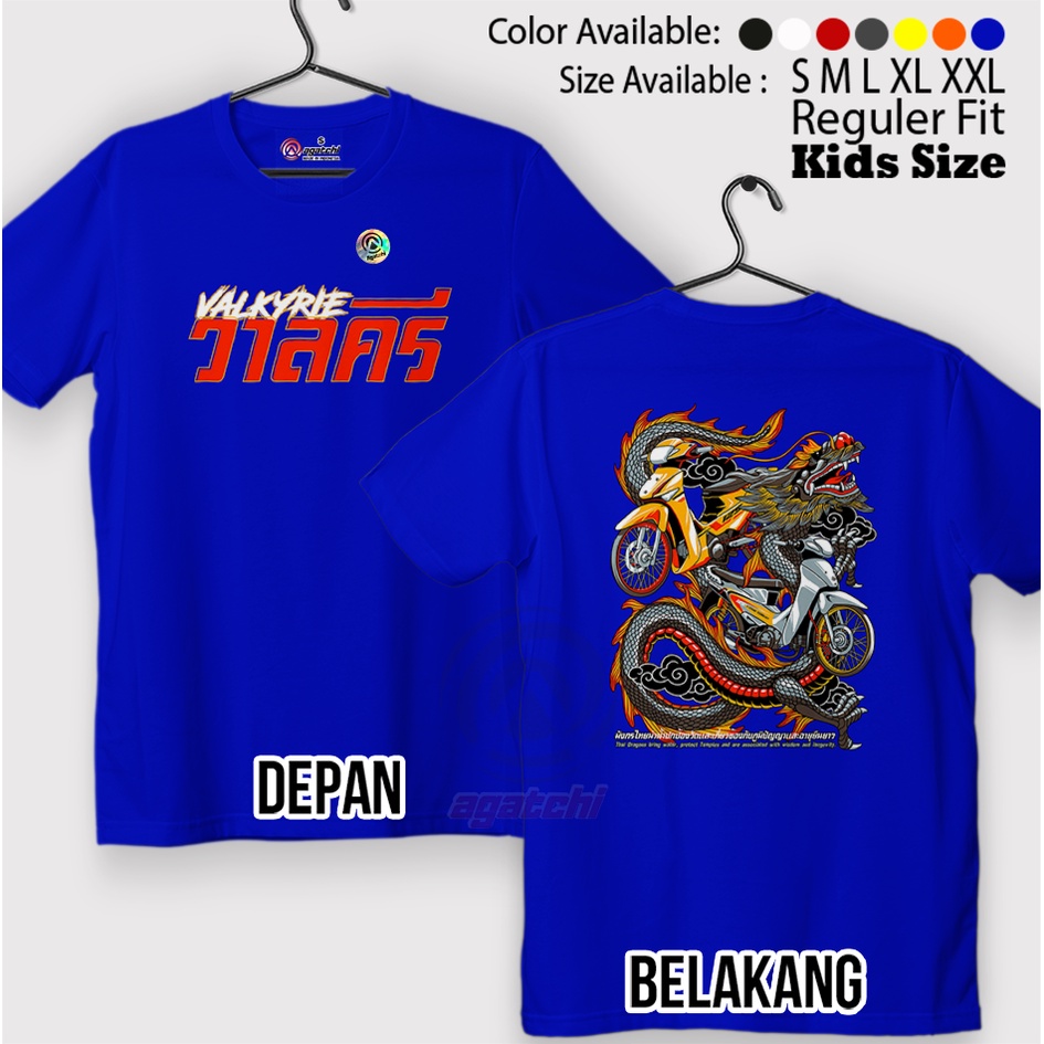 Baju Kaos Atasan Anak Laki - Laki Agatchi Motif Valkyrie - Thai Look Racing