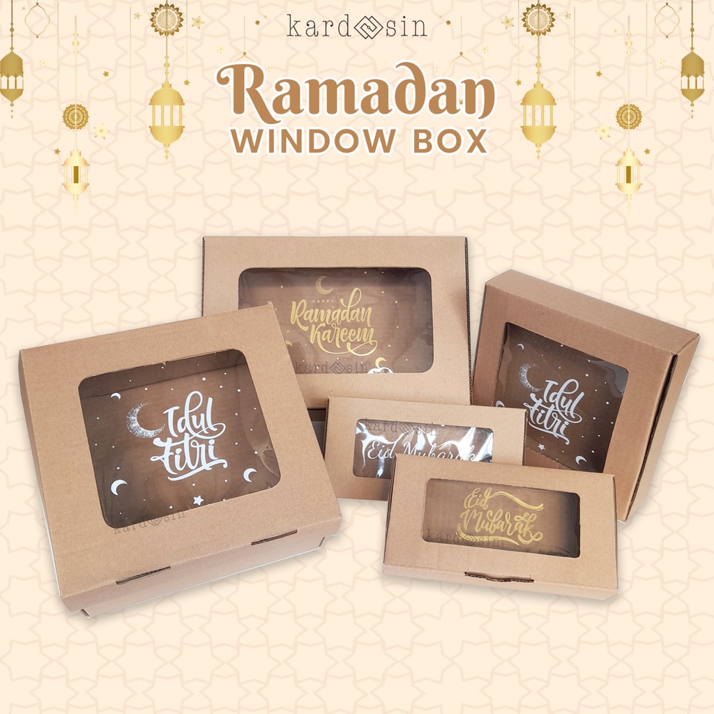 

BOX HAMPERS RAMADHAN WINDOW BOX PACKAGING KARDUS BOX PACKAGE HAMPERS HAMPER KADO HADIAH GIFT BOX BINGKISAN PARCEL PARSEL BROWNIES CAKE DONAT MAKANAN ROTI KUE KERING TOPLES COOKIES SET HADIAH BOLONG LOBANG HOLE KOTAK MIKA SABLON BENING DIE CUT