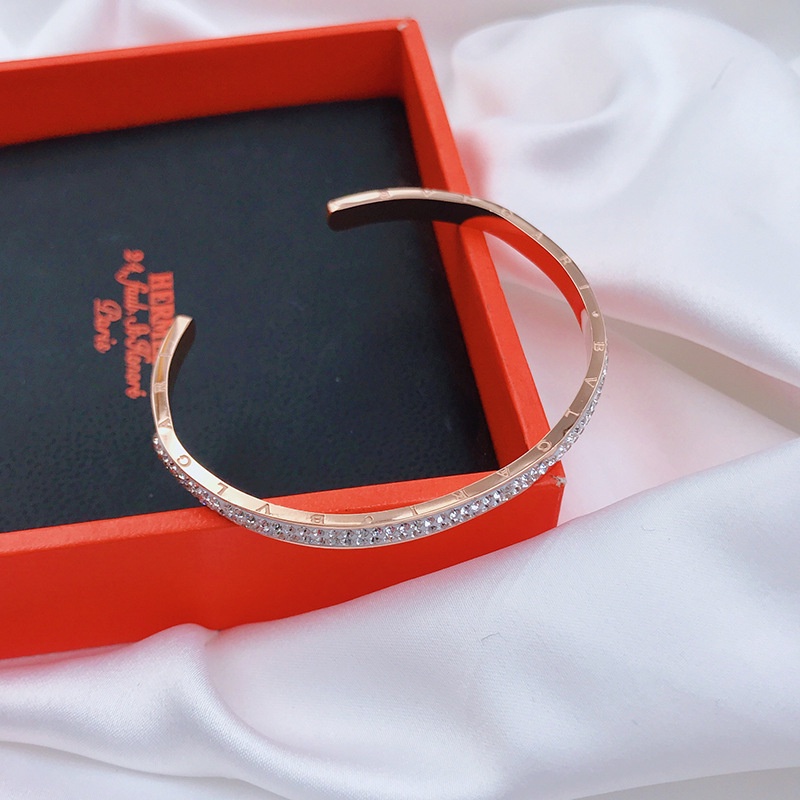 Gelang bangle ful zircon titanium anti karat harga grosir bisa cod