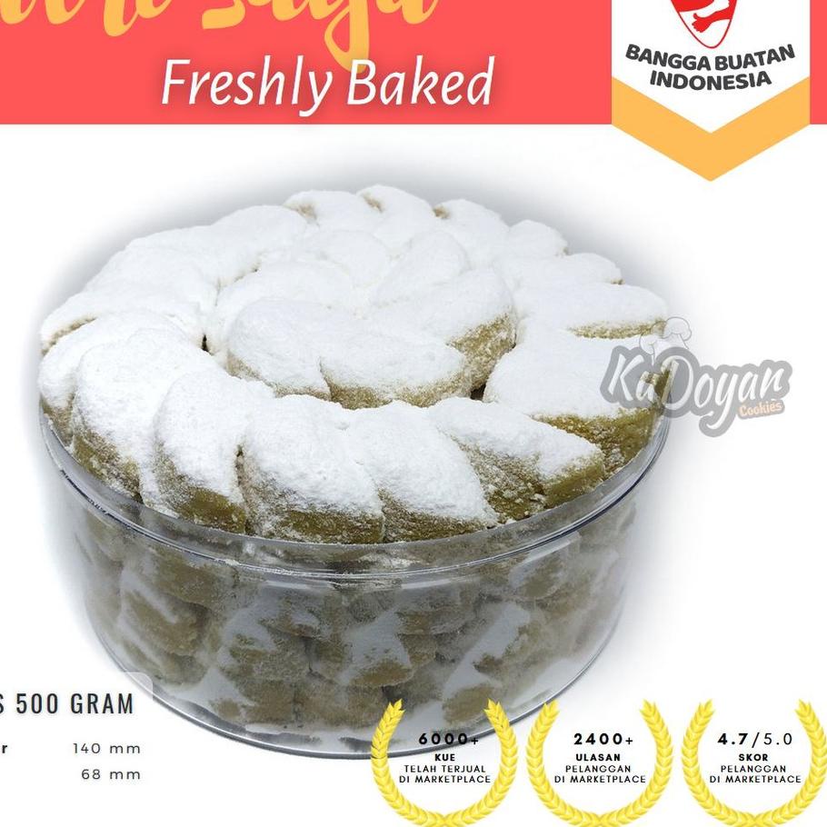 

✸ Kue Putri Salju Mede Home-made 500 gram 1/2 kg Kudoyan ♗