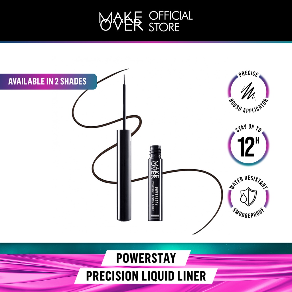 MAKE OVER Powerstay Precision Liquid Liner  2.7 g - Eye Liner Liquid