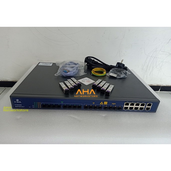 OLT VSOL V1600D8 EPON 8Port OLT VSOL V1600D8 OLT 8PON EPON VSOL V1600D8 with 8SFP PX20+++