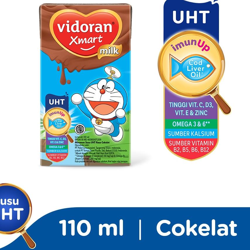 

Star vidoran Xmart UHT Coklat 110ml Susu Cair Anak - 10 pcs !