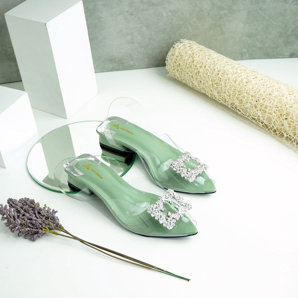 Sandal Wanita Adelia Heels Mika 3CM B-CK 03