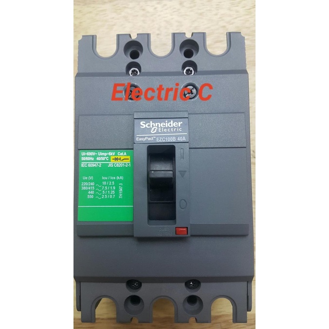 Schneider Electric / Merlin Gerin / MCCB EZC 100 B / NFB 3phase 40 A