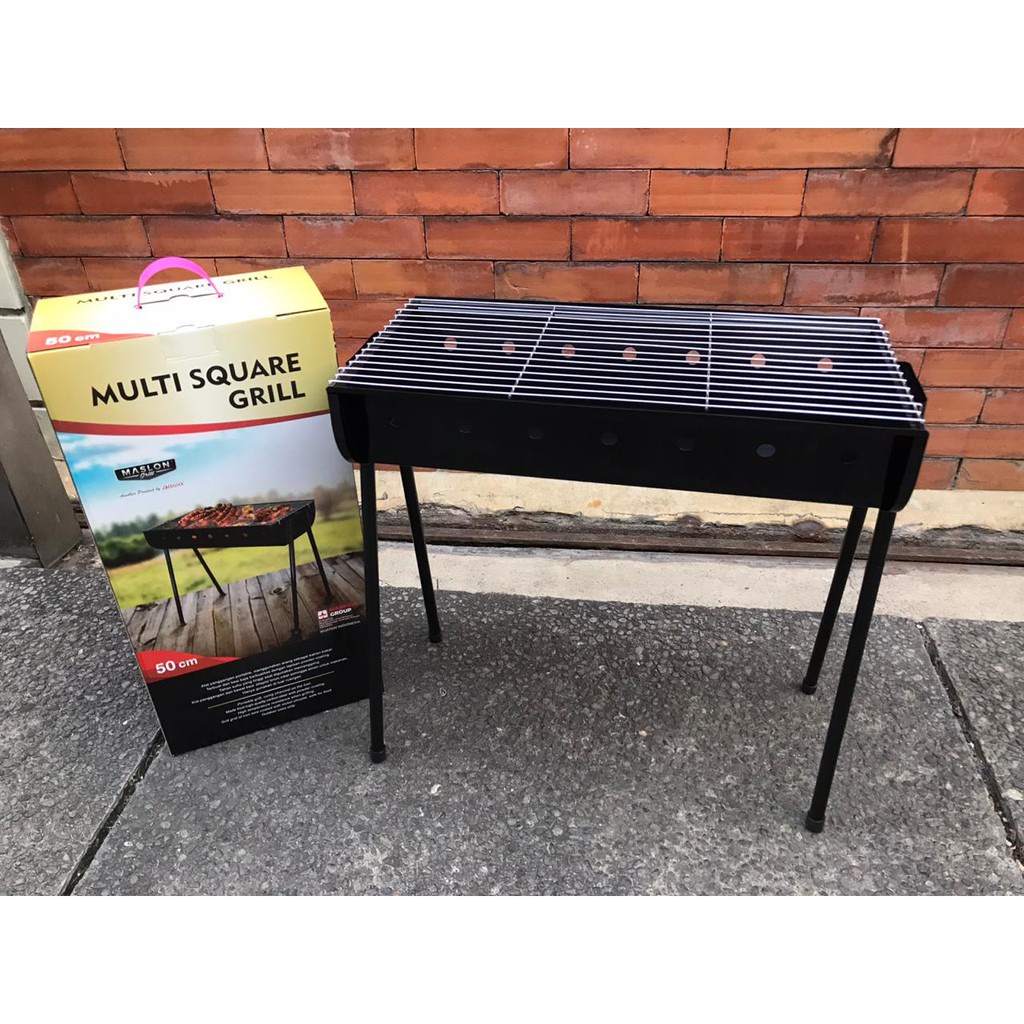 MASPION MASLON ALAT PANGGANGAN BBQ PORTABLE MULTI SQUARE GRILL 50 CM