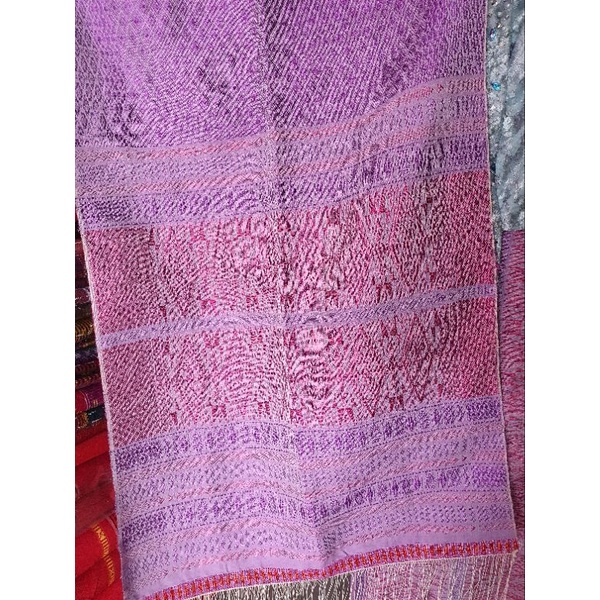 Songket Tumtuman Bemberg lavender pink,songket tumtuman, songket bemberg